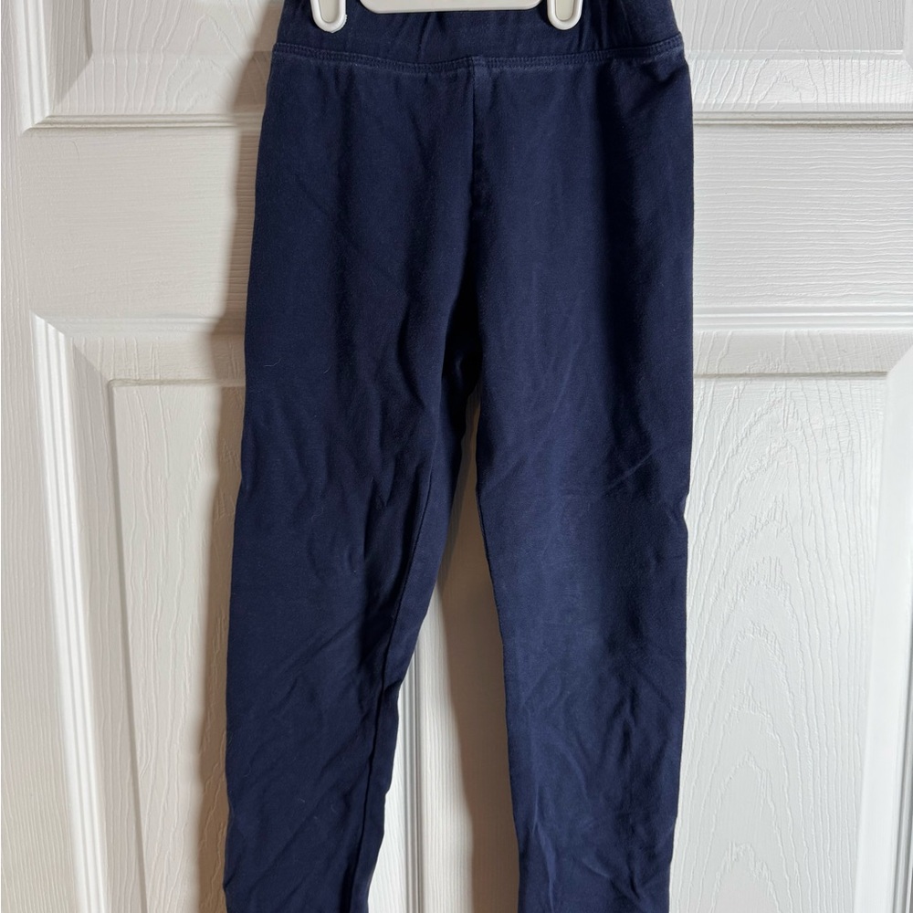 Navy Blue Kids Leggings, Size 6